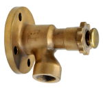 Flanged self closing valve