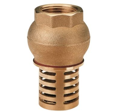 Threaded foot valve