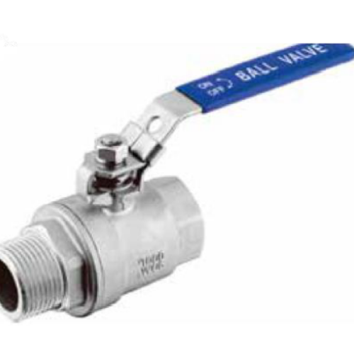 Valvola a sfera inox M/F leva